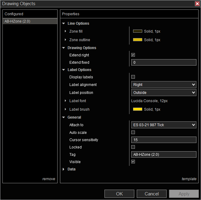 Properties grid